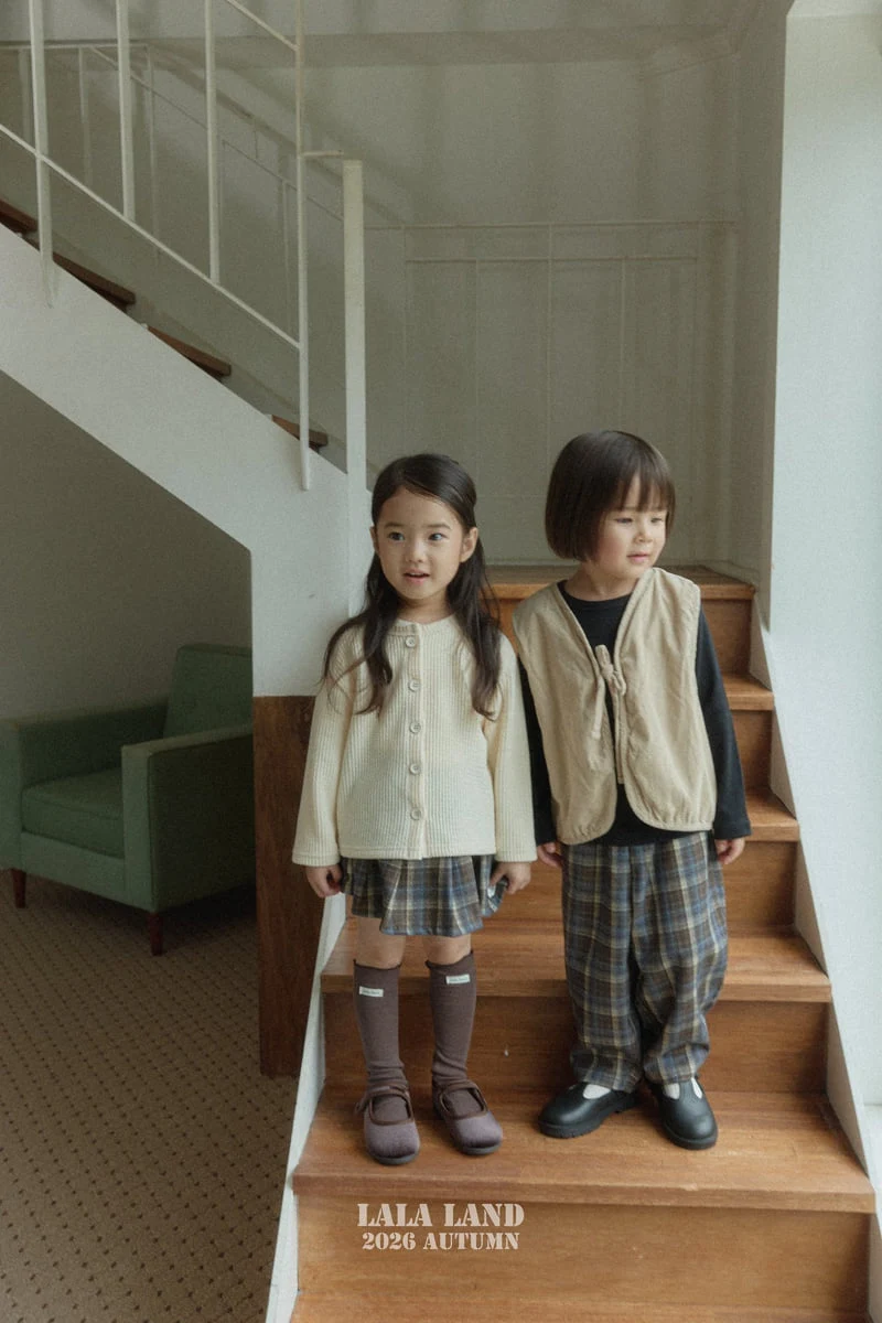 Lalaland - Korean Children Fashion - #prettylittlegirls - Eve Check Skirt - 6