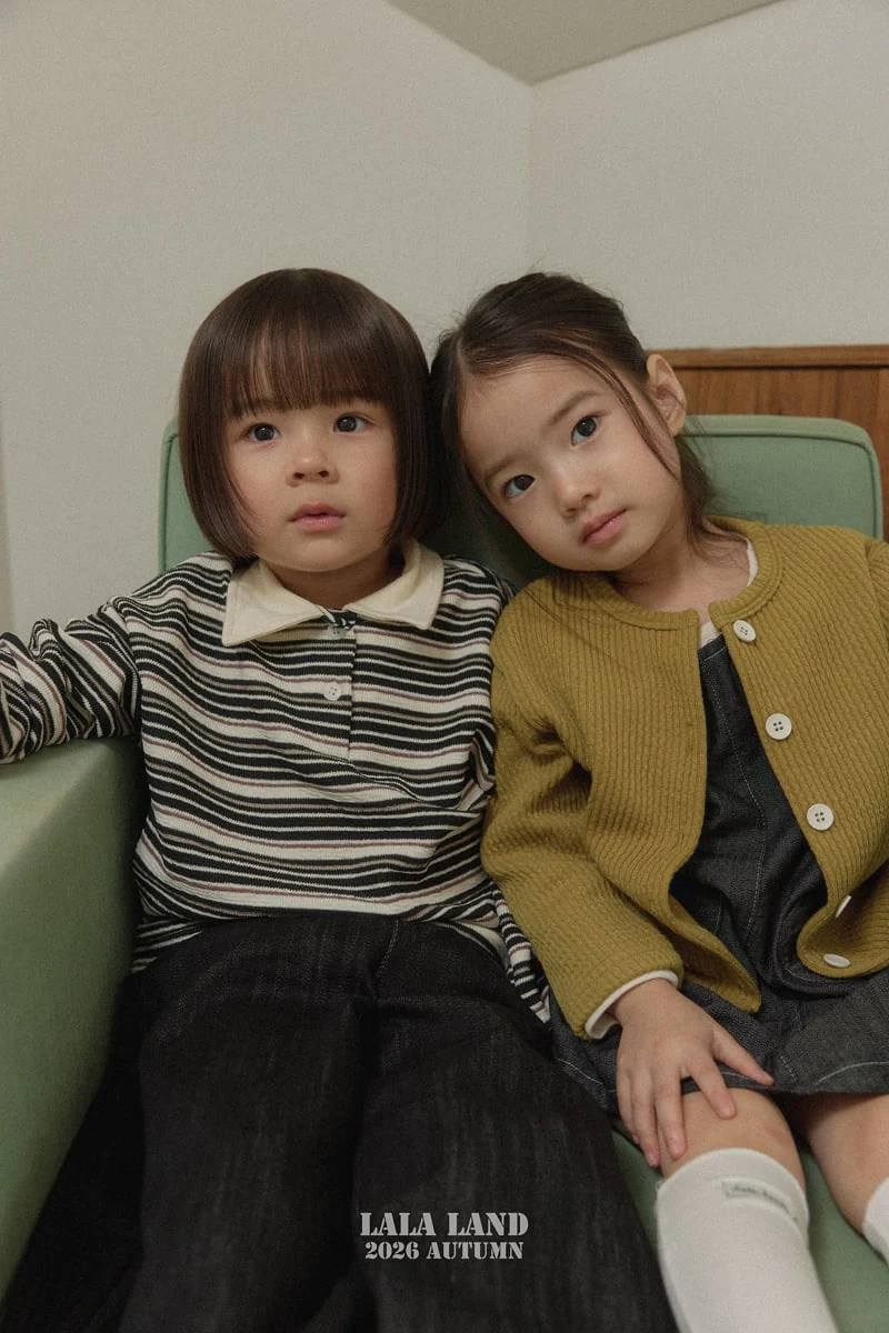 Lalaland - Korean Children Fashion - #stylishchildhood - Alpha Rib Cardigan - 12
