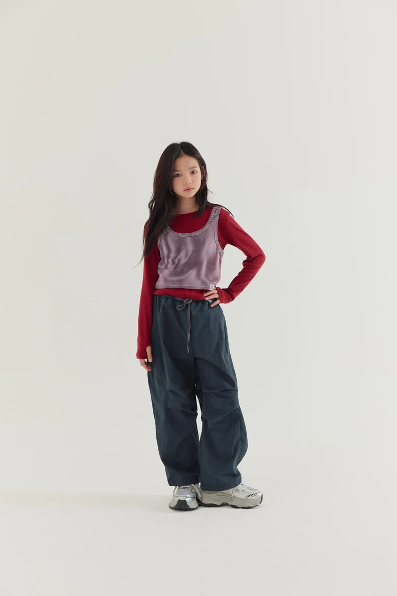Lilas - Korean Children Fashion - #Kfashion4kids - Sleeveless Double Layered Tee - 12