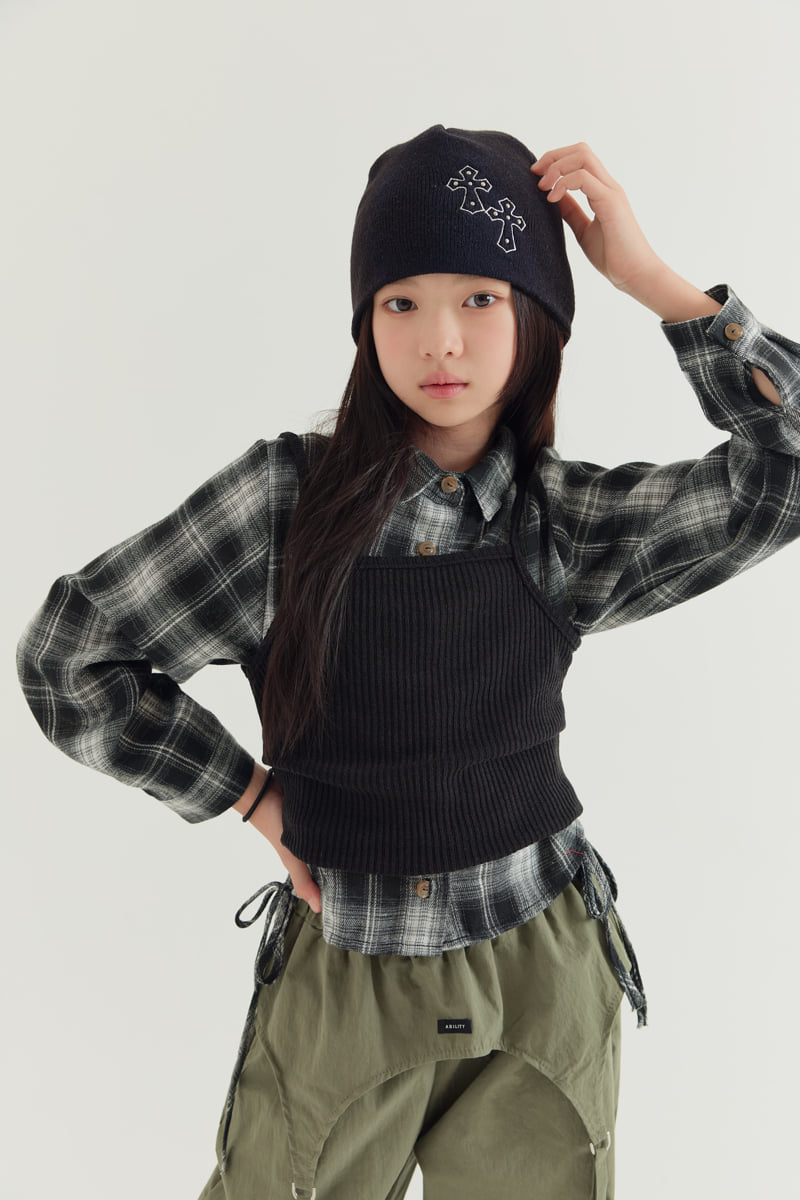 Lilas - Korean Children Fashion - #childofig - Knit Sleeveless - 8