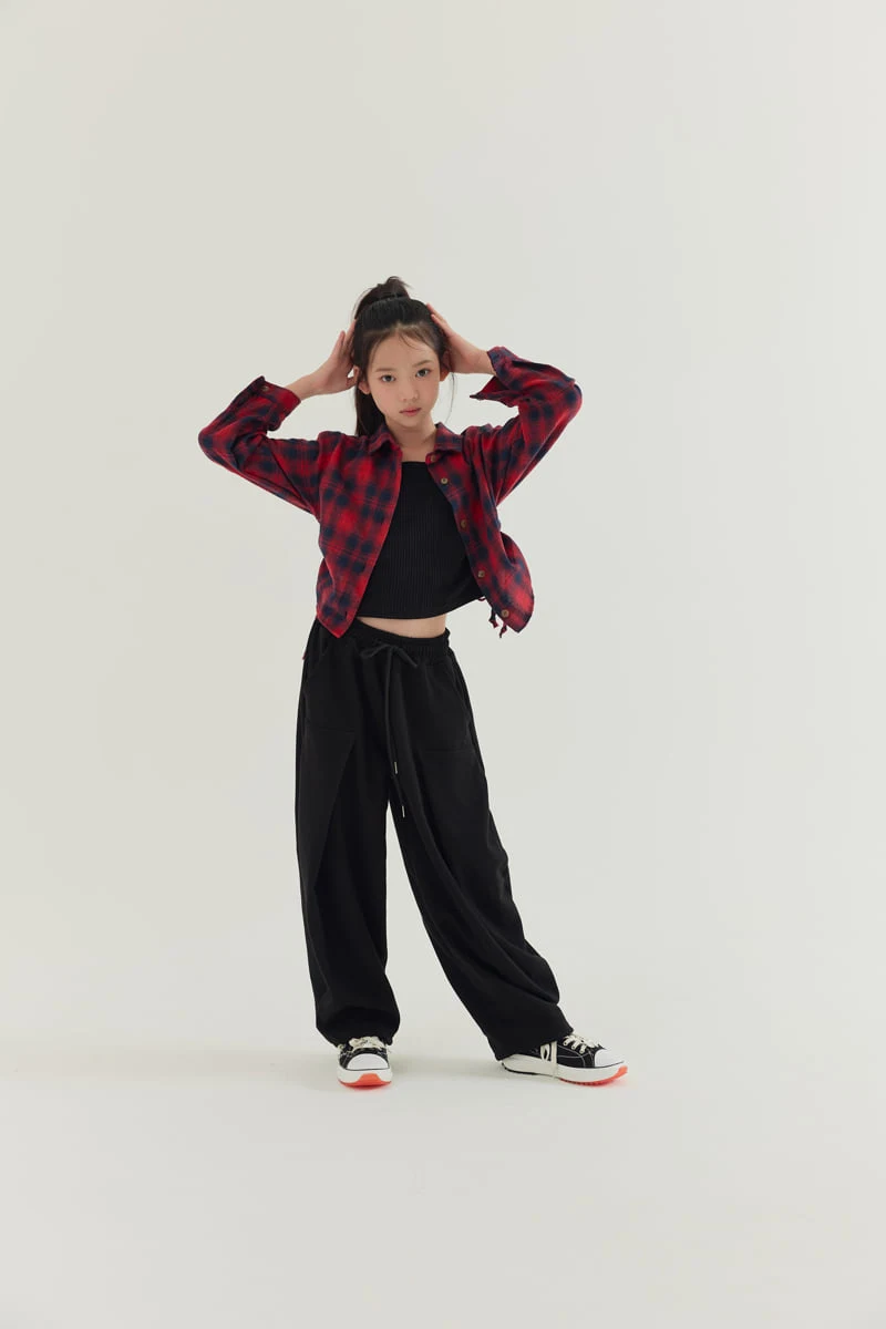 Lilas - Korean Children Fashion - #childofig - Ssok Ssok Check Shirt - 5