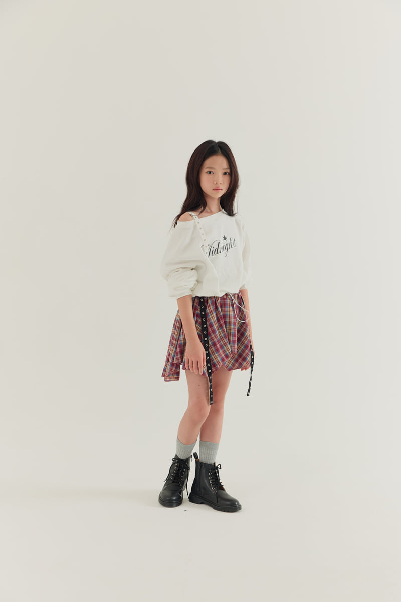 Lilas - Korean Children Fashion - #childrensboutique - One Top One Shoulder Tee - 3