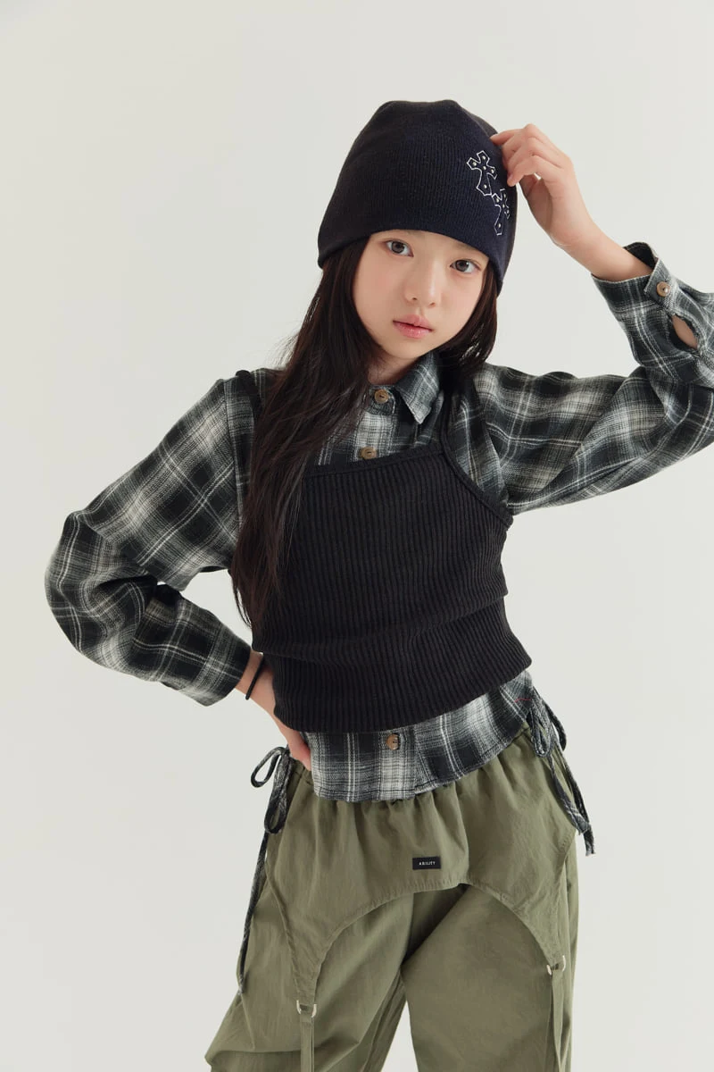 Lilas - Korean Children Fashion - #designkidswear - Ssok Ssok Check Shirt - 7