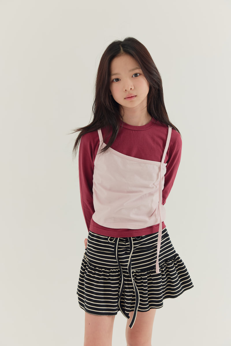 Lilas - Korean Children Fashion - #designkidswear - Honey Double Layered Tee
