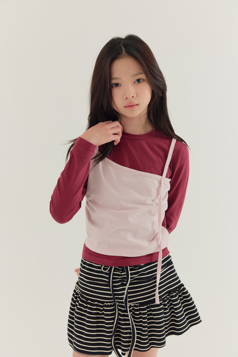 Lilas - Korean Children Fashion - #discoveringself - Honey Double Layered Tee - 2
