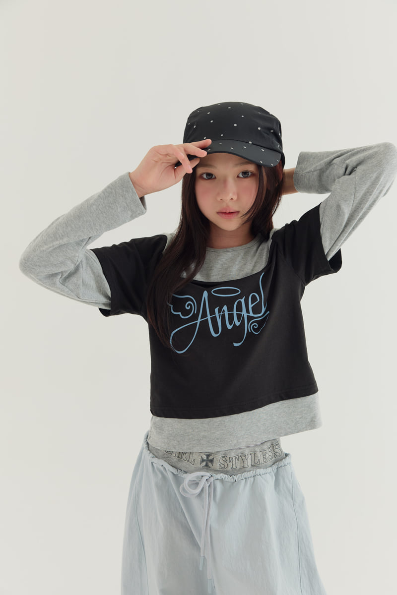 Lilas - Korean Children Fashion - #discoveringself - Soul Color Block Tee