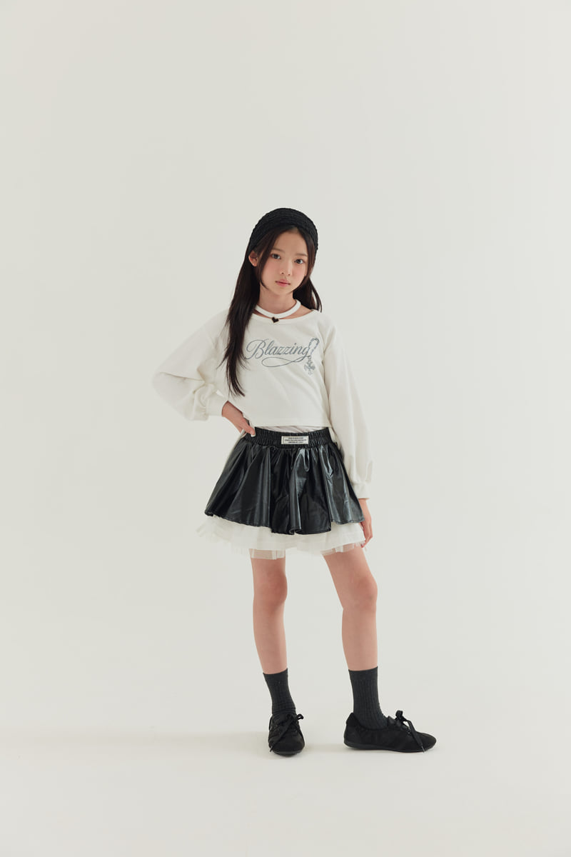 Lilas - Korean Children Fashion - #discoveringself - Coco 2-Tier Skirt - 6