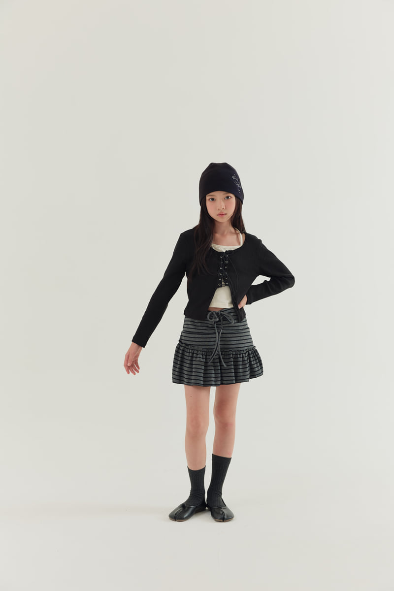 Lilas - Korean Children Fashion - #discoveringself - Emily Cardigan Tee - 3