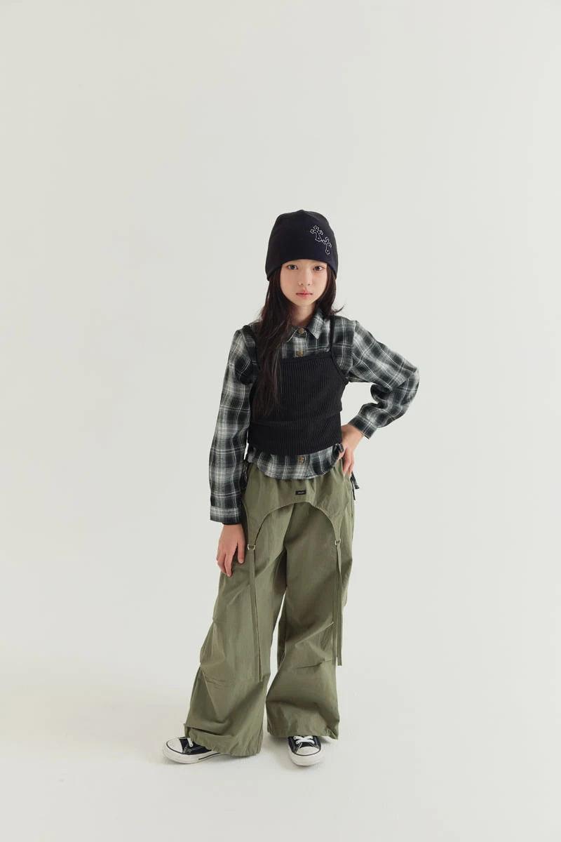 Lilas - Korean Children Fashion - #fashionkids - Ssok Ssok Check Shirt - 9