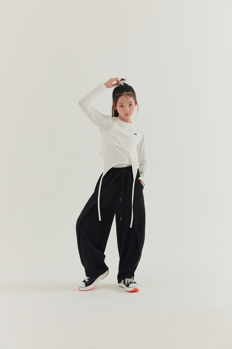 Lilas - Korean Children Fashion - #fashionkids - Multi Double Layered Tee - 6