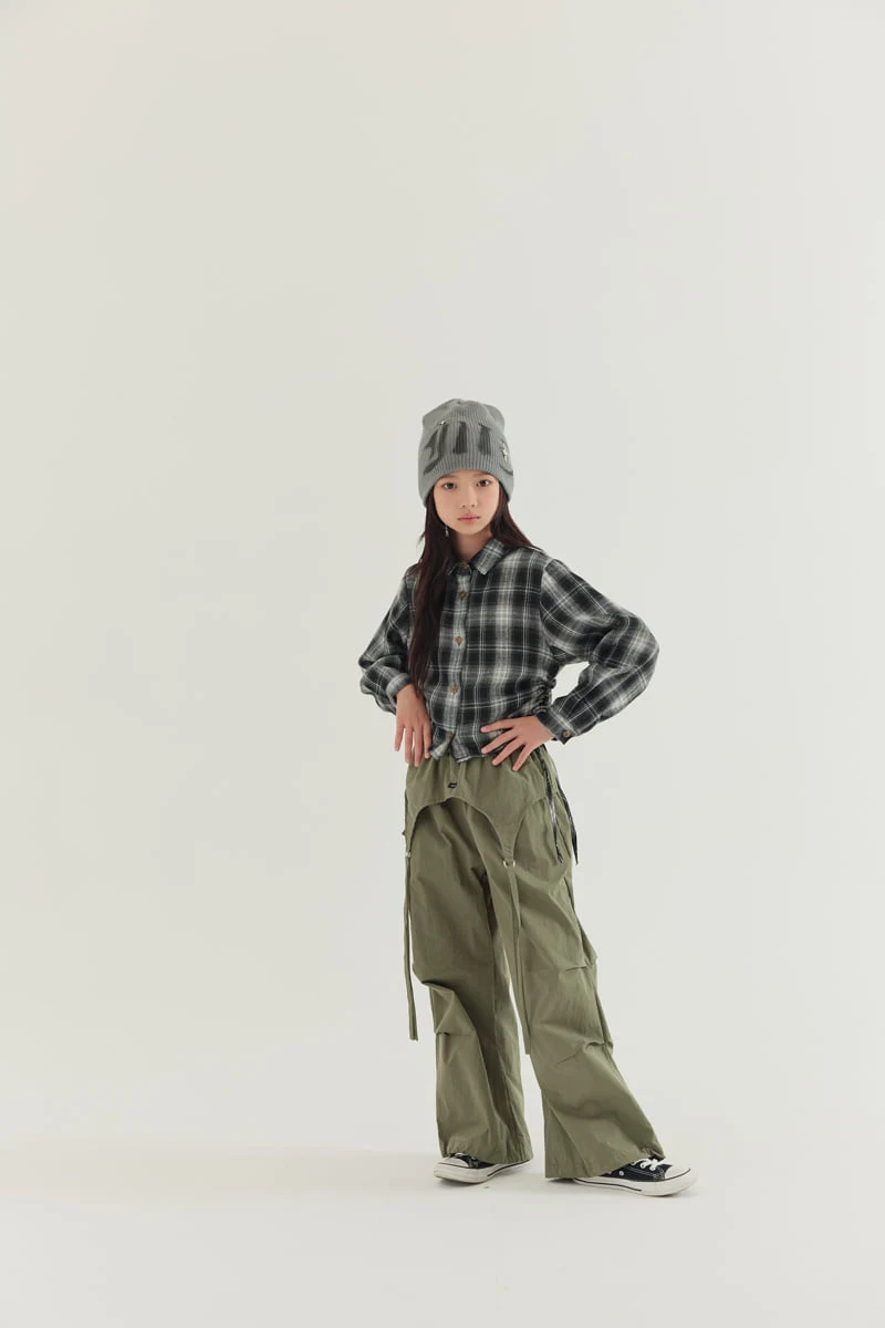 Lilas - Korean Children Fashion - #kidsshorts - Ssok Ssok Check Shirt - 10