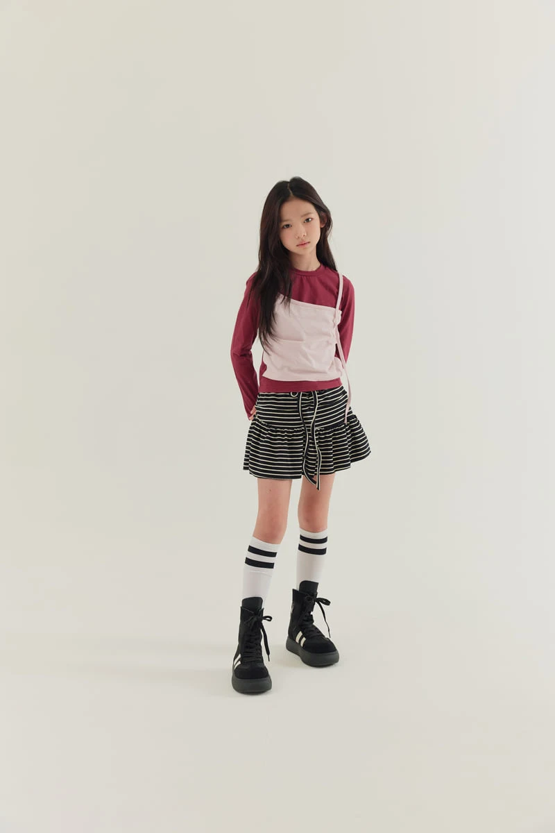 Lilas - Korean Children Fashion - #fashionkids - Honey Double Layered Tee - 4