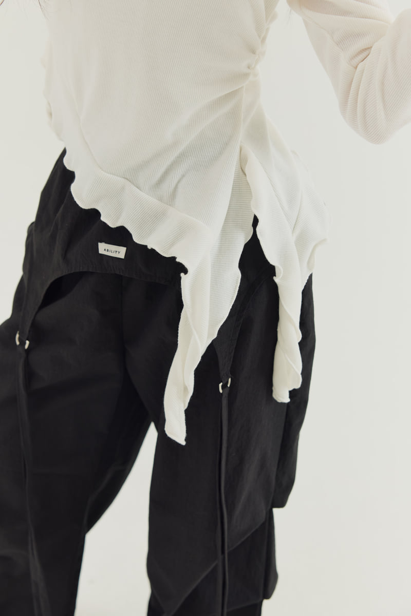 Lilas - Korean Children Fashion - #kidsshorts - Idol Frill Tee - 12