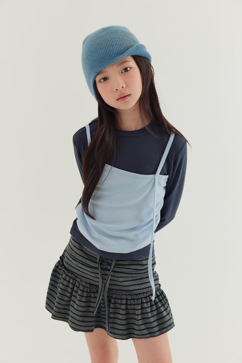 Lilas - Korean Children Fashion - #littlefashionista - Honey Double Layered Tee - 8