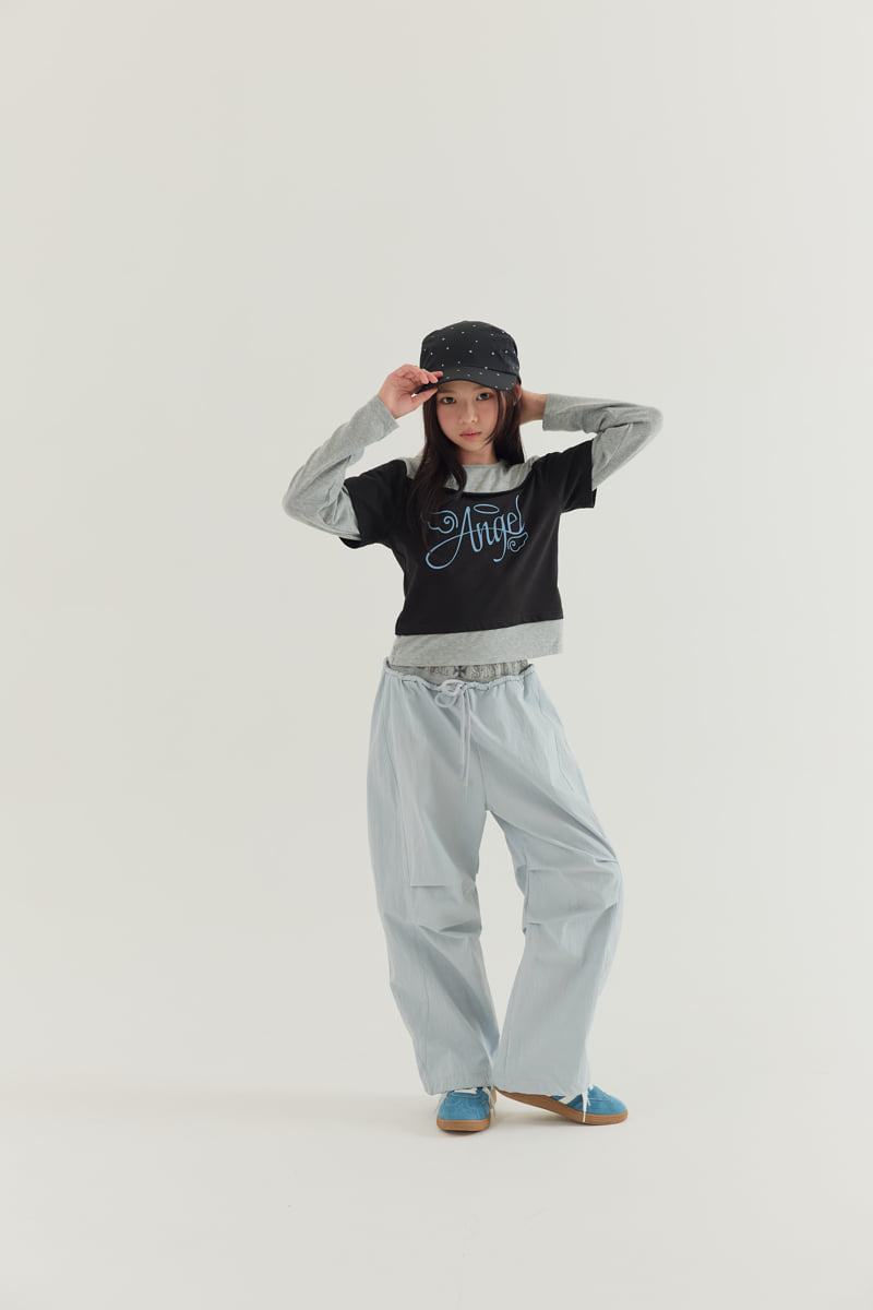 Lilas - Korean Children Fashion - #littlefashionista - Soul Color Block Tee - 7