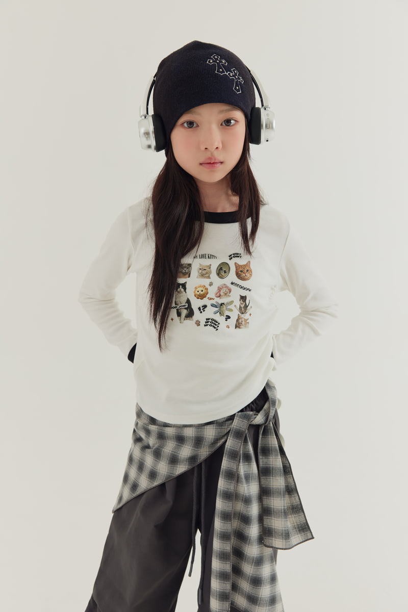 Lilas - Korean Children Fashion - #magicofchildhood - Rilla Cat Tee - 2