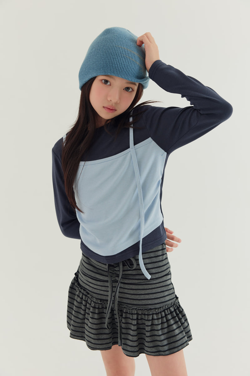 Lilas - Korean Children Fashion - #magicofchildhood - Honey Double Layered Tee - 9