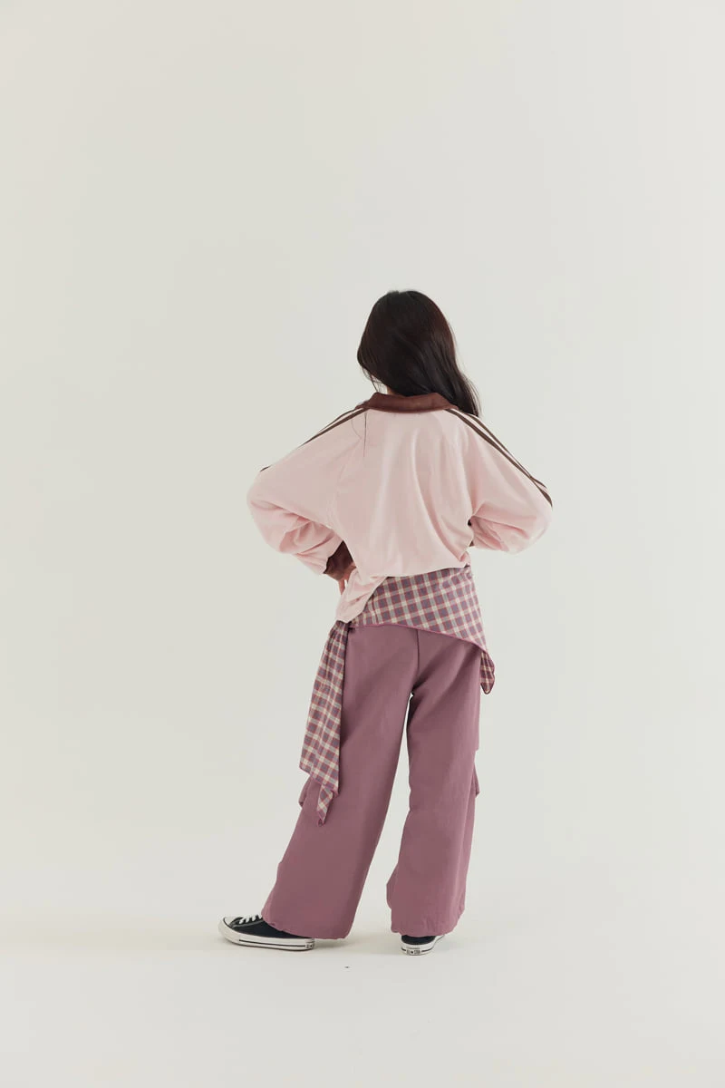 Lilas - Korean Children Fashion - #minifashionista - Plaid Duet Pants - 3