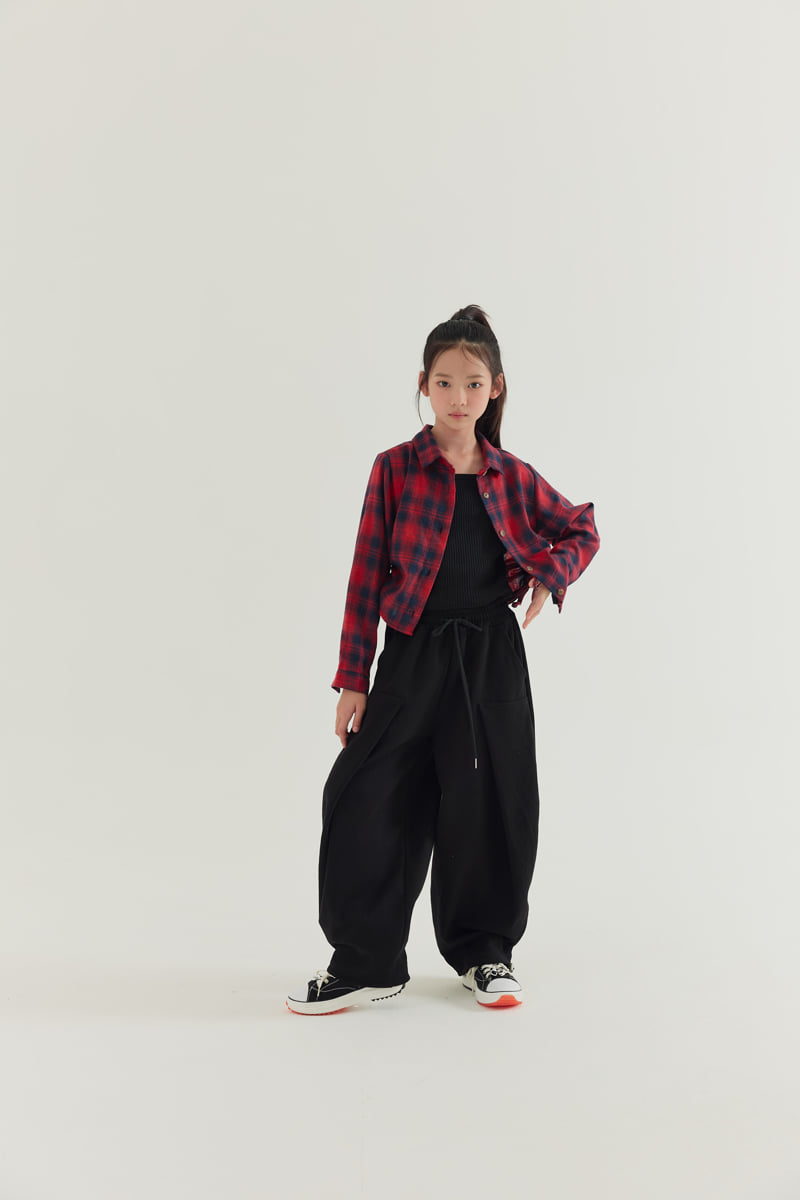 Lilas - Korean Children Fashion - #prettylittlegirls - Ssok Ssok Check Shirt - 3