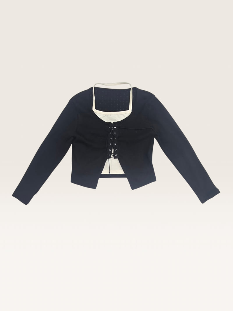 Lilas - Korean Children Fashion - #prettylittlegirls - Emily Cardigan Tee - 12