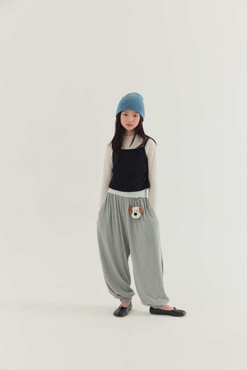 Lilas - Korean Children Fashion - #stylishchildhood - Ribbon Mesh Tee - 5
