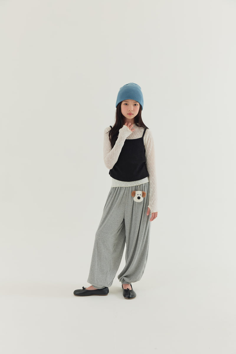 Lilas - Korean Children Fashion - #todddlerfashion - Ribbon Mesh Tee - 3