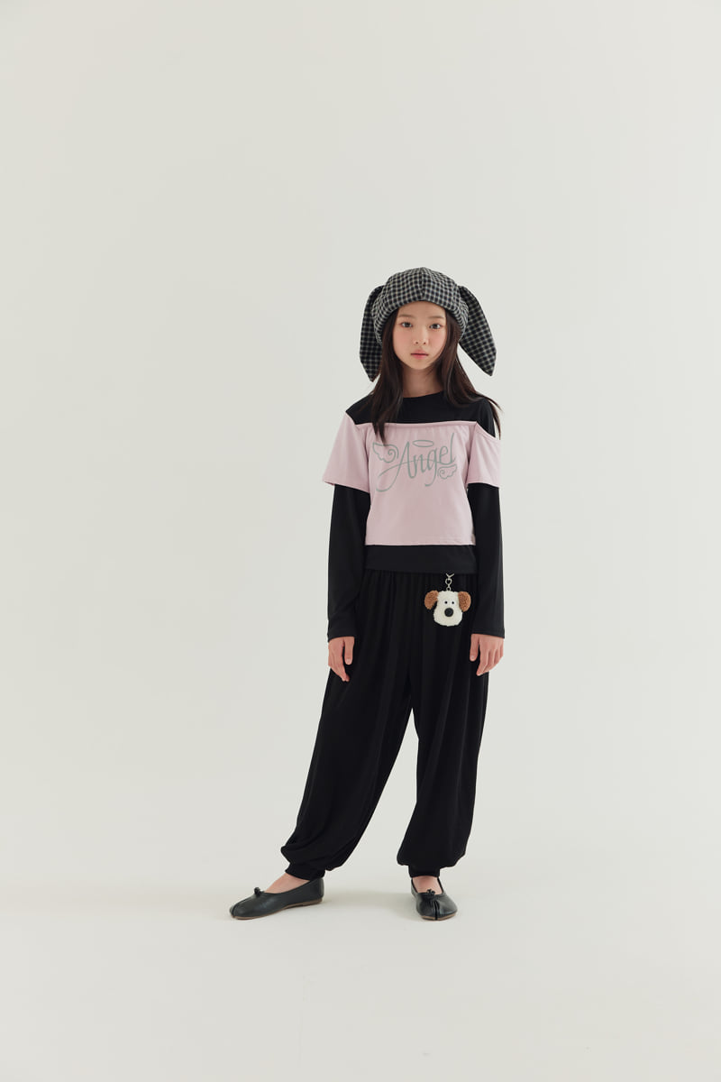 Lilas - Korean Children Fashion - #toddlerclothing - Soul Color Block Tee - 12