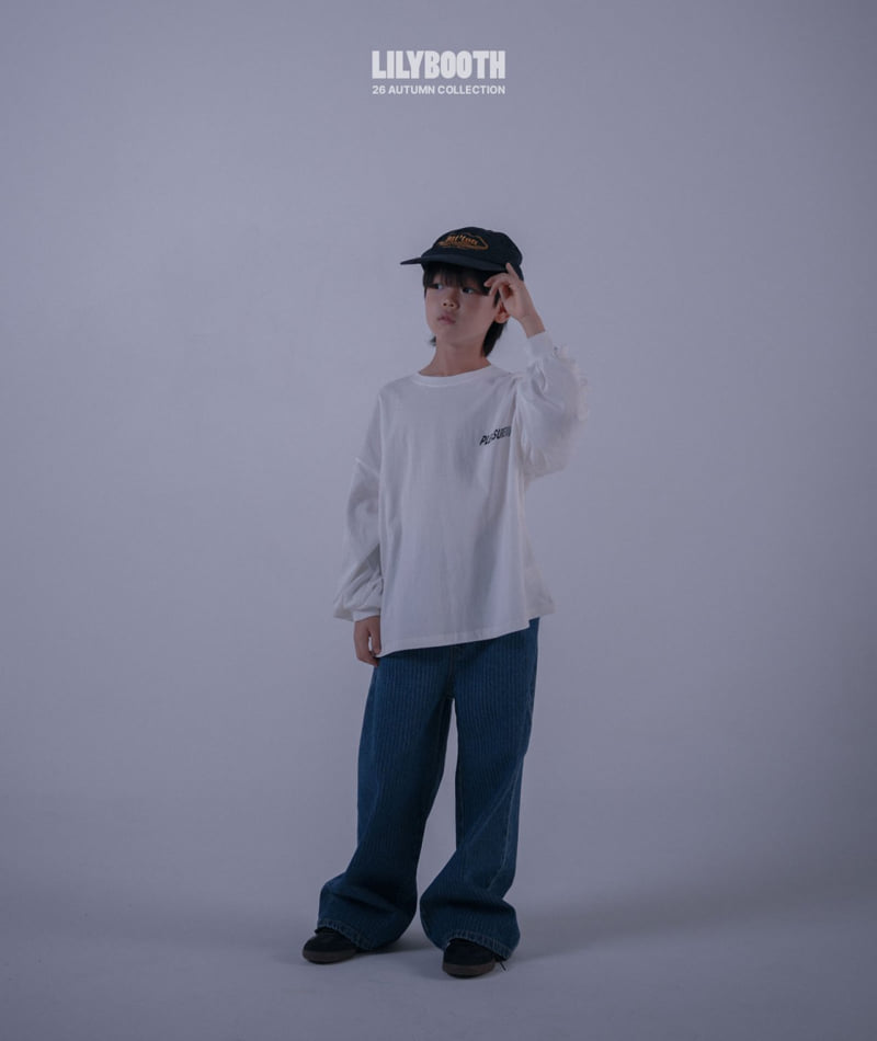 Lilybooth - Korean Junior Fashion - #fashionkids - Rail Denim Pants - 12