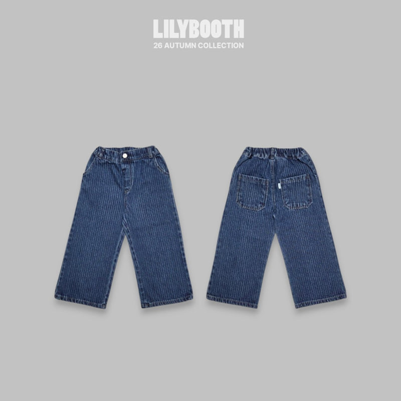 Lilybooth - Korean Junior Fashion - #littlefashionista - Rail Denim Pants - 3