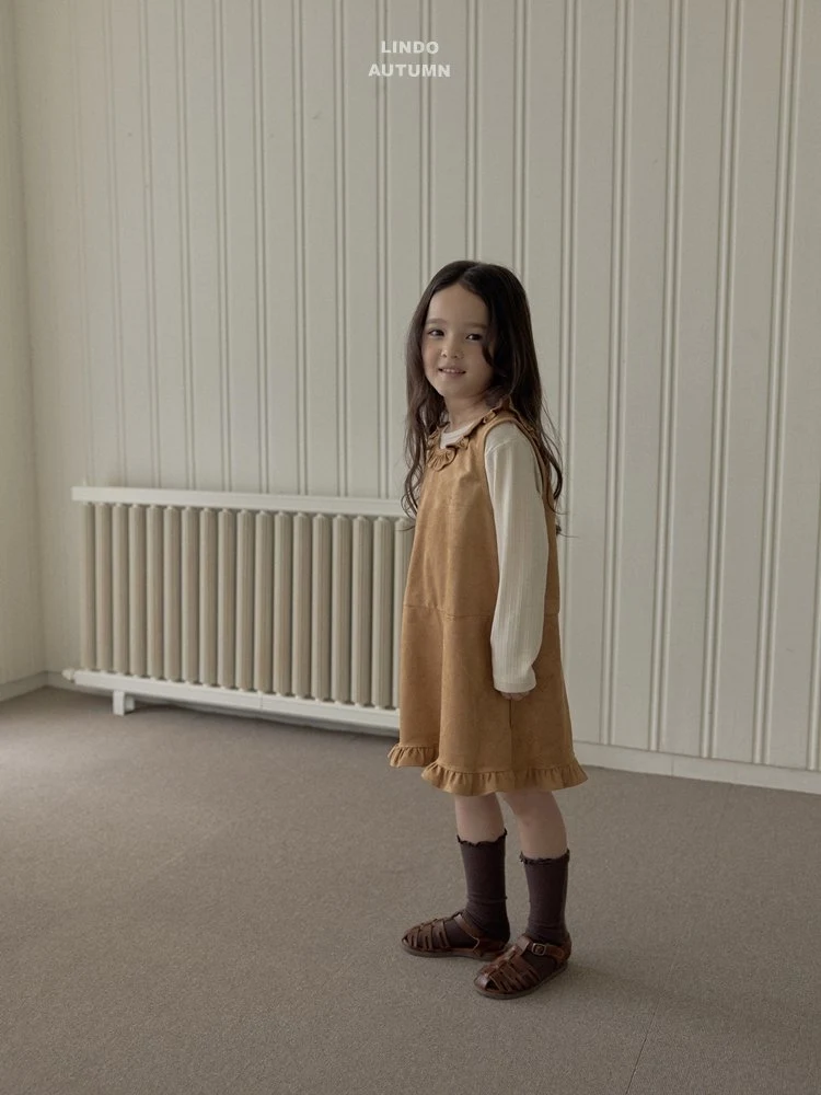 Lindo - Korean Children Fashion - #Kfashion4kids - Suede Dress - 9