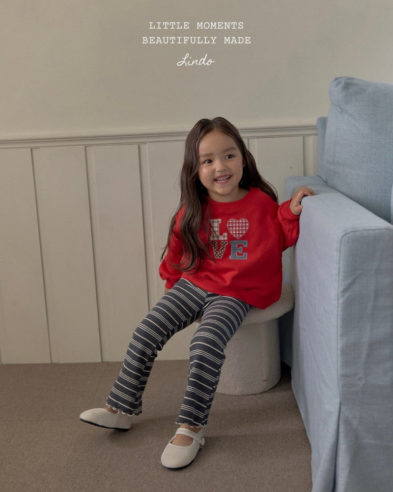 Lindo - Korean Children Fashion - #Kfashion4kids - Love Heart Sweatshirt