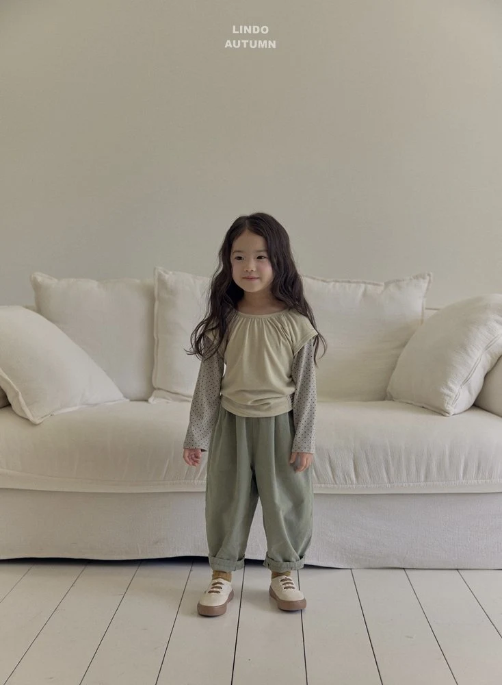 Lindo - Korean Children Fashion - #Kfashion4kids - Dot Layered Tee - 3