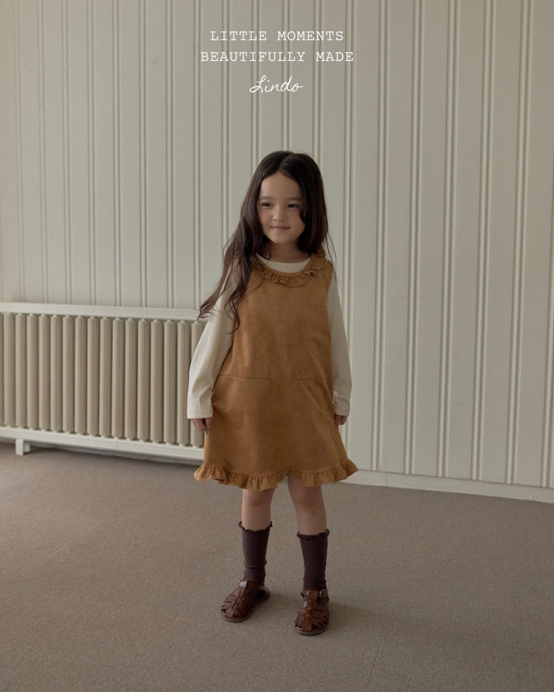 Lindo - Korean Children Fashion - #childofig - Suede Dress