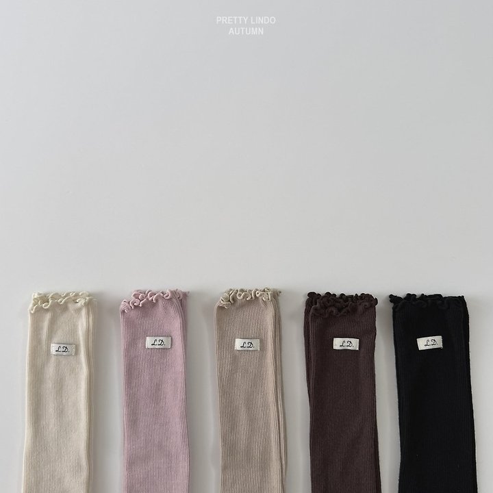 Lindo - Korean Children Fashion - #childofig - Soft Ribbed Long Socks - 12