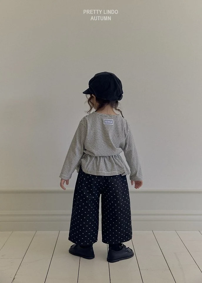 Lindo - Korean Children Fashion - #childofig - Striped Ruched Tee - 11