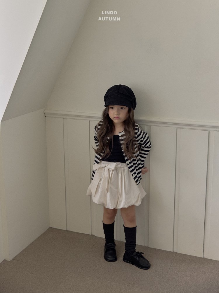 Lindo - Korean Children Fashion - #designkidswear - Pompom Sleeveless Cardigan Set - 11