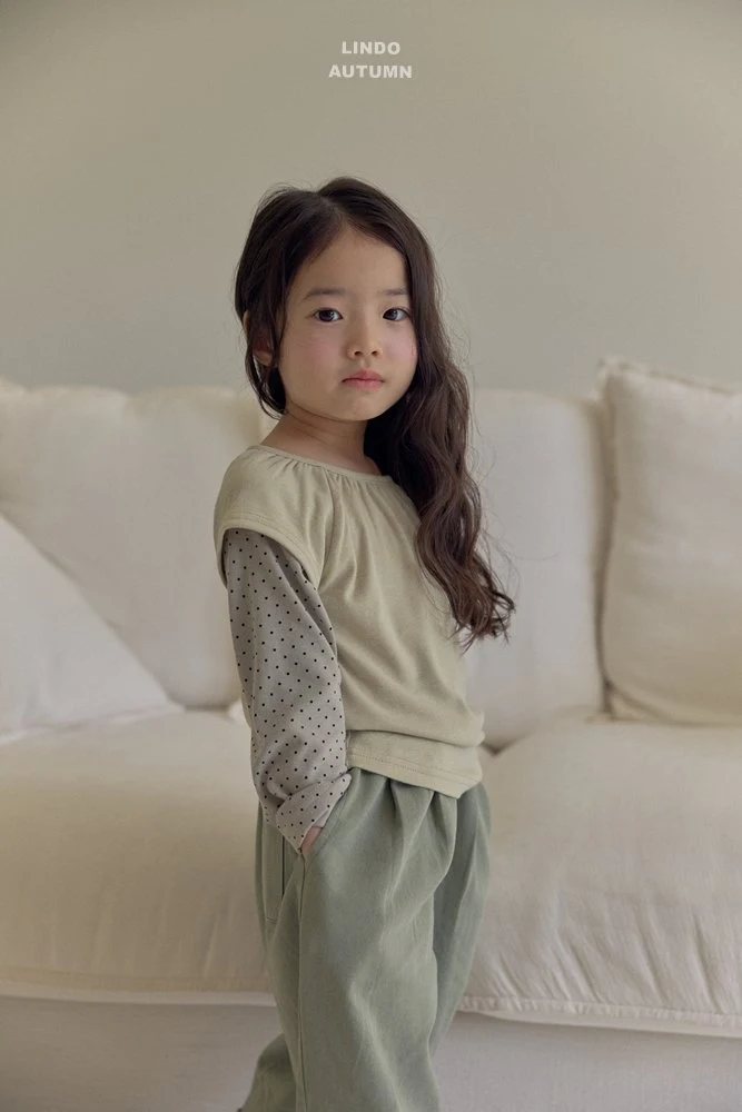 Lindo - Korean Children Fashion - #designkidswear - Dot Layered Tee - 11