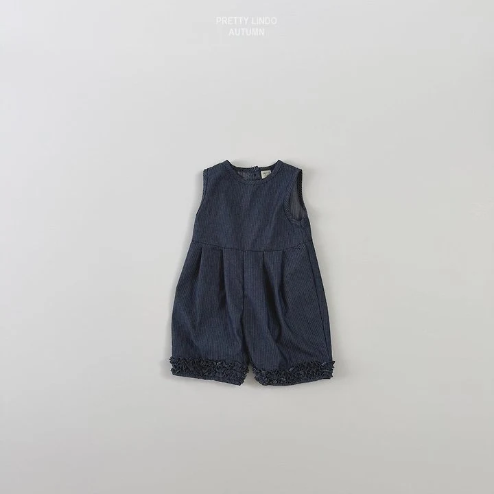 Lindo - Korean Children Fashion - #designkidswear - Blue Overalls