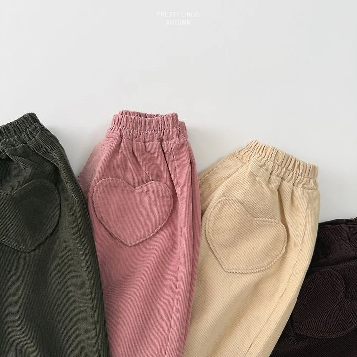 Lindo - Korean Children Fashion - #designkidswear - Romantic Heart Pants - 12