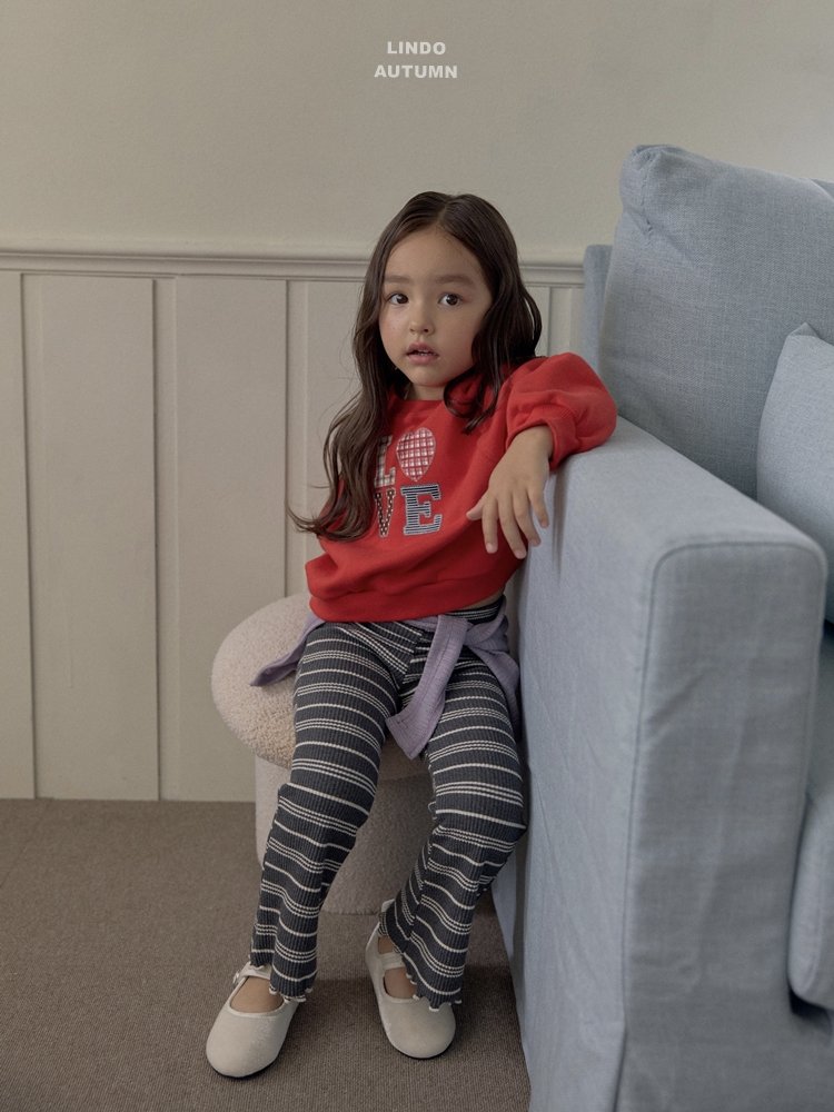 Lindo - Korean Children Fashion - #discoveringself - Love Heart Sweatshirt - 12