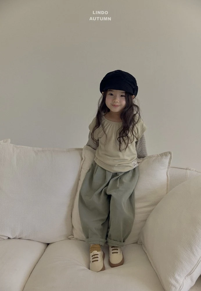 Lindo - Korean Children Fashion - #discoveringself - Dot Layered Tee - 12
