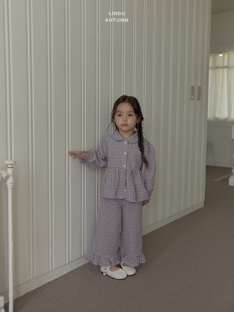 Lindo - Korean Children Fashion - #fashionkids - Sweet Check Blouse - 9