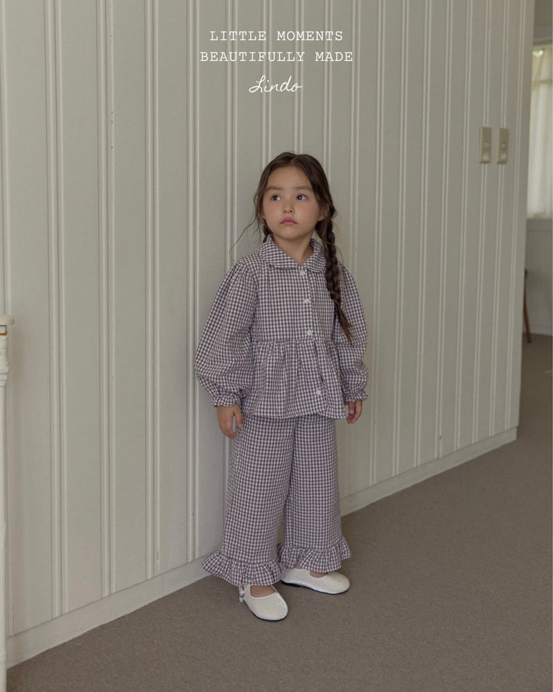 Lindo - Korean Children Fashion - #kidsshorts - Sweet Check Pants - 3
