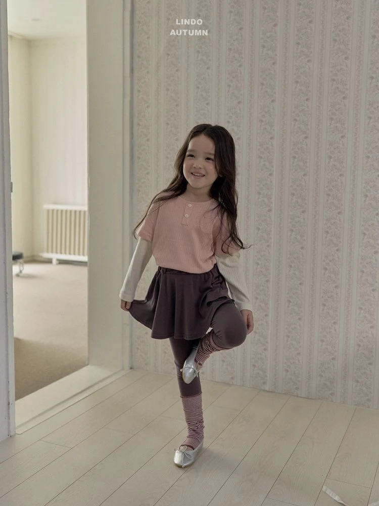 Lindo - Korean Children Fashion - #kidsshorts - Flare Skirt Leggings - 9