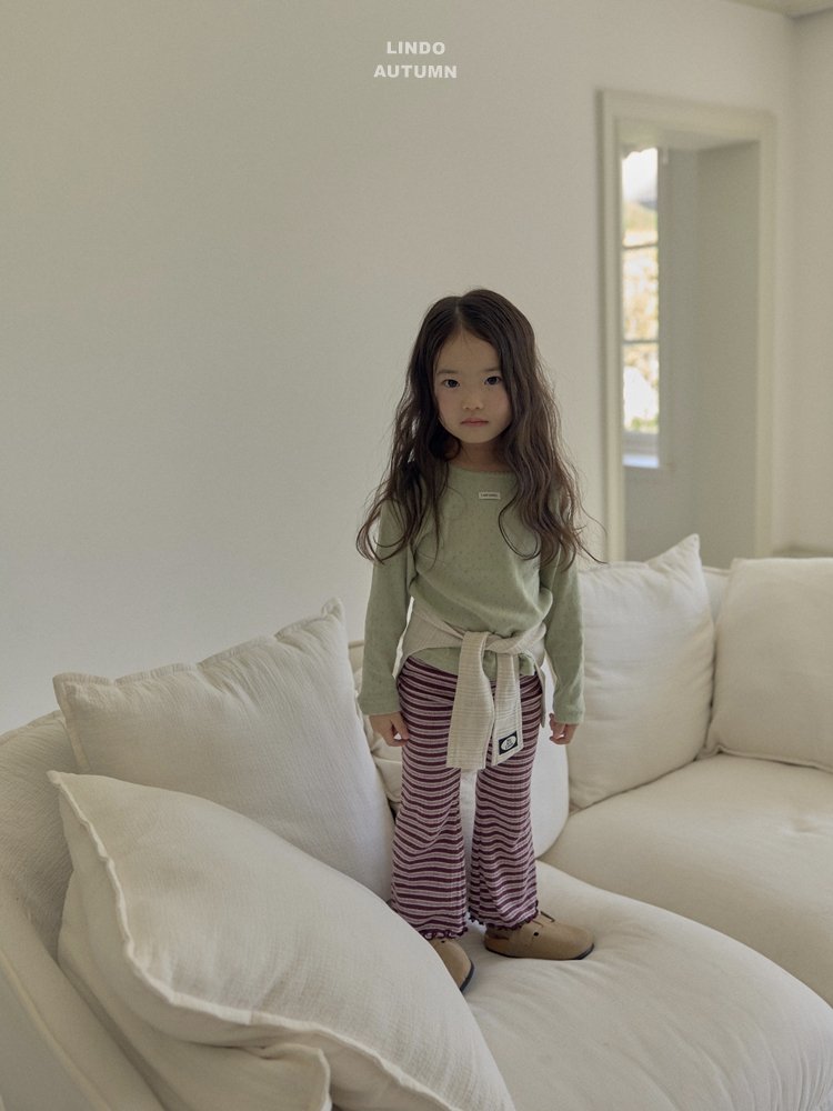 Lindo - Korean Children Fashion - #kidsstore - Knit Fanfare Leggings - 5