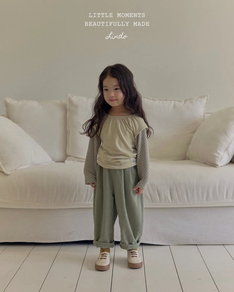 Lindo - Korean Children Fashion - #kidsstore - Dot Layered Tee