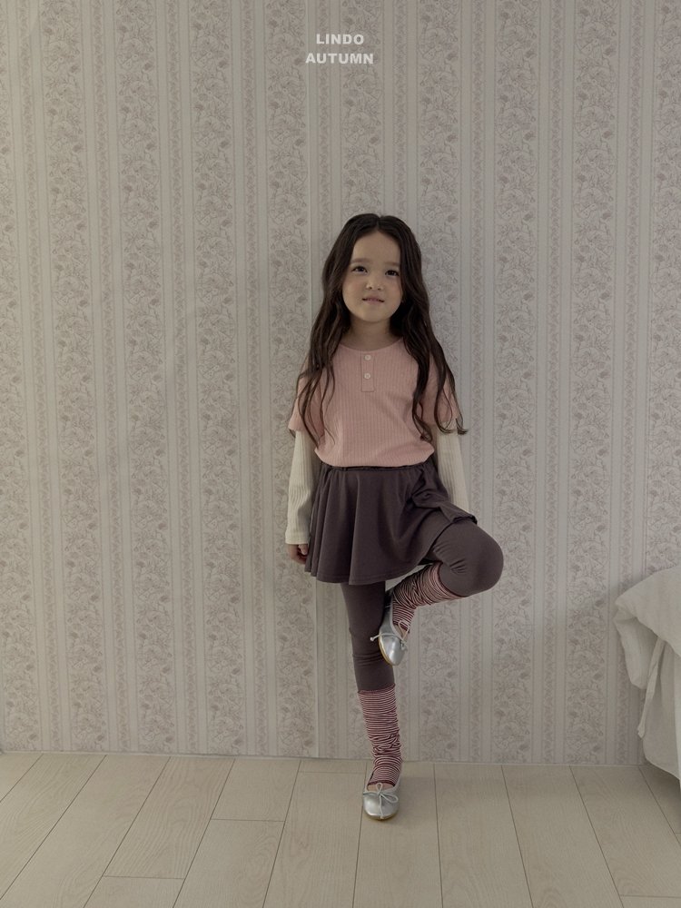Lindo - Korean Children Fashion - #kidsstore - Flare Skirt Leggings - 10