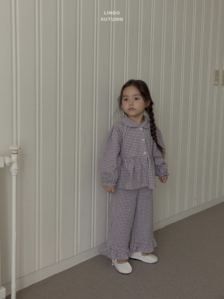 Lindo - Korean Children Fashion - #kidzfashiontrend - Sweet Check Pants - 5