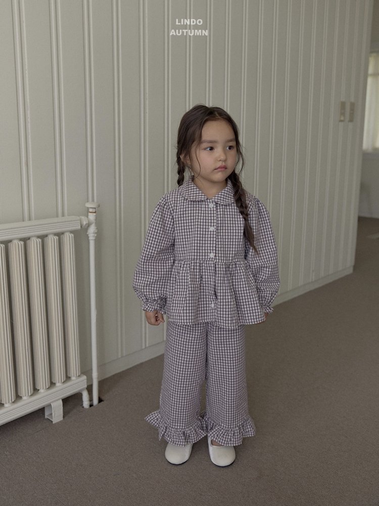 Lindo - Korean Children Fashion - #kidzfashiontrend - Sweet Check Blouse - 12