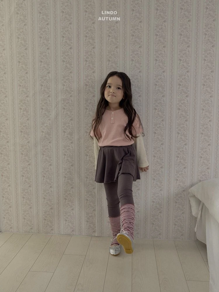 Lindo - Korean Children Fashion - #kidzfashiontrend - Flare Skirt Leggings - 11